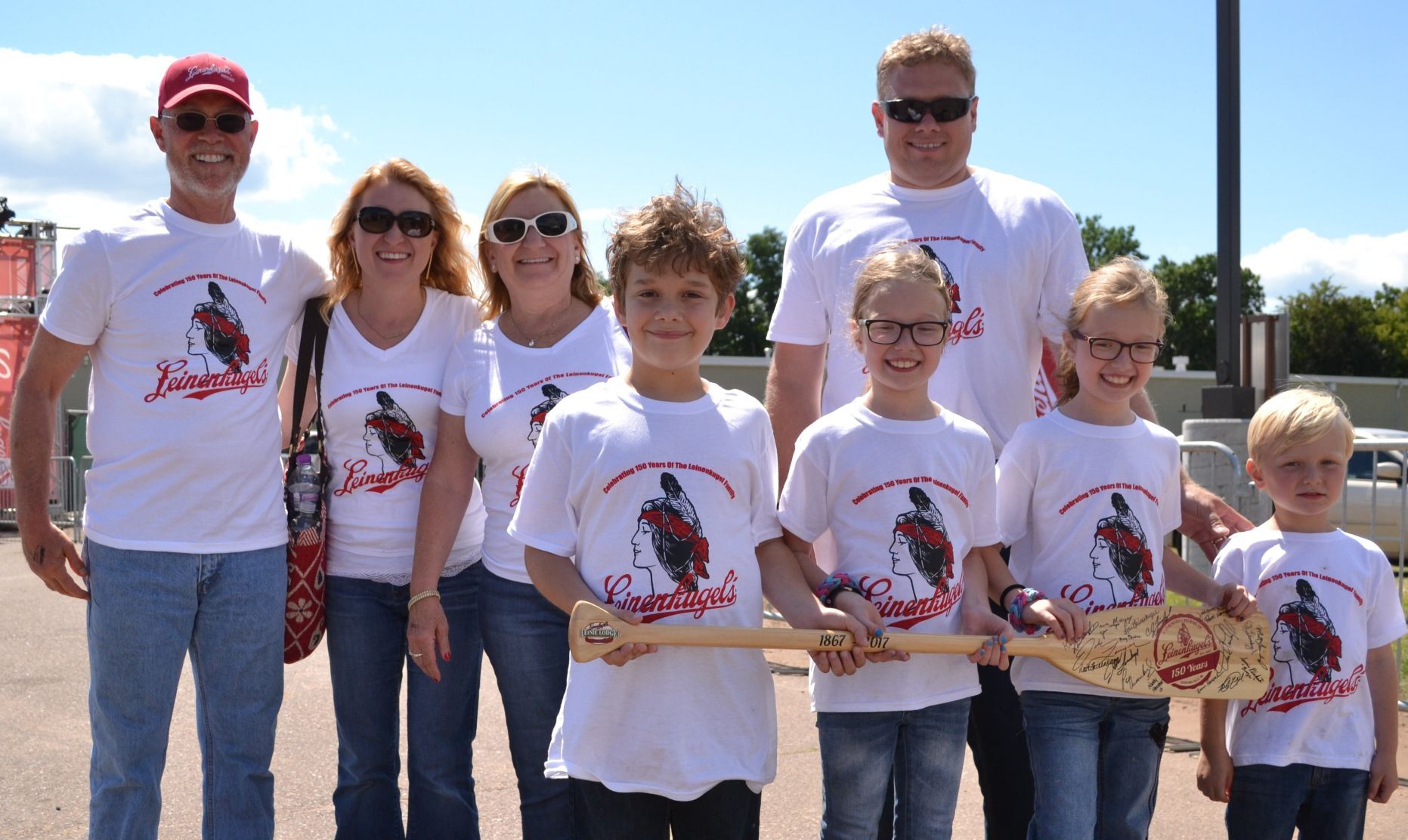 Leinenkugel's fans wear their gear proudly